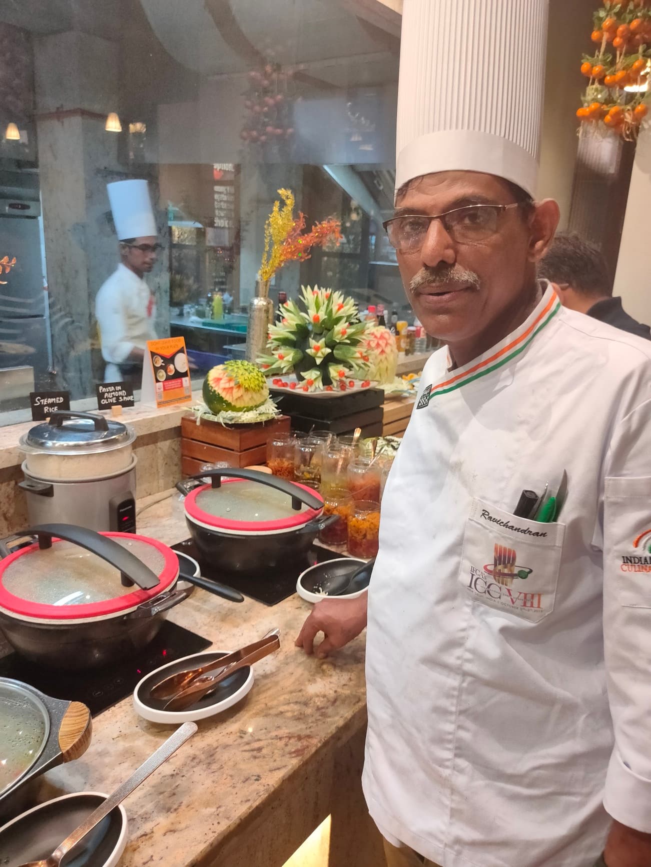 Chef AVR in a professional kitchen